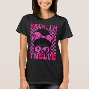 Camiseta Chica cumpleaños 12 12 años groovy