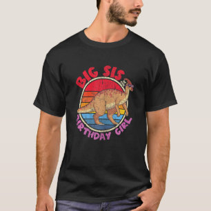 Camiseta Chica Cumpleaños I Big Sis I Parasaurolophus I Fam