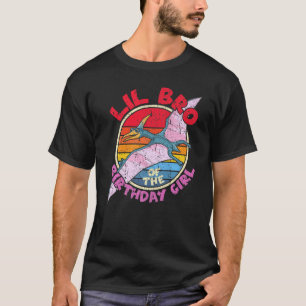 Camiseta Chica Cumpleaños I Lil Bro I Pterodactylus I Famil