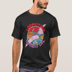 Camiseta Chica Cumpleaños I Madrina I Pterodactylus I Famil