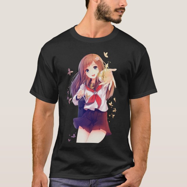 Camiseta Chica Cute Anime (Anverso)