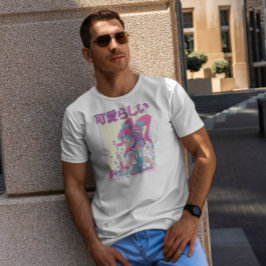 Camiseta Chica Cute Anime Con Juguetes Plushie