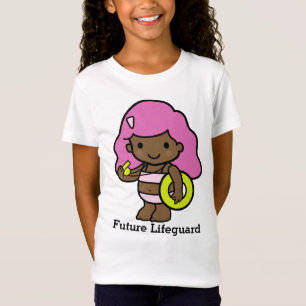 Camiseta Chica Cute futuro salvavidas con salvavidas