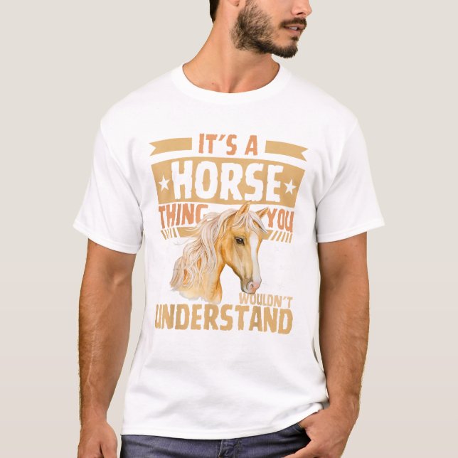 Camiseta Chica Cute Horse T Shirt (Anverso)