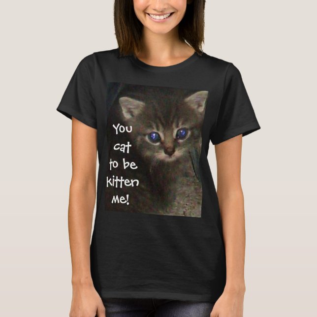 Camiseta CHICA CUTE KITTY superior (Anverso)