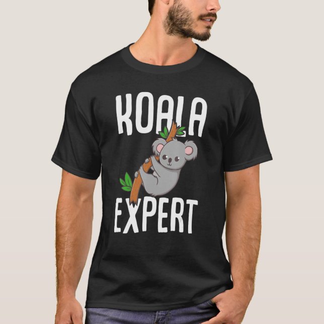 Camiseta Chica Cute Koala Bear Expert (Anverso)