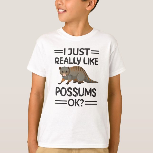 Camiseta Chica Cute Possum Opossum Lover Possum Whisperer (Anverso)
