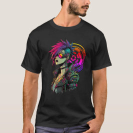 Camiseta Chica Cyberpunk