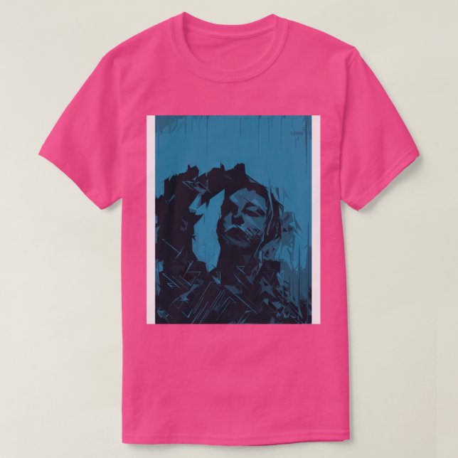 Camiseta Chica Cyberpunk (Diseño del anverso)