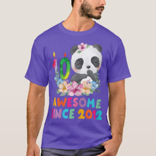 Camiseta chica de 10 años Panda Unicorn Fiesta