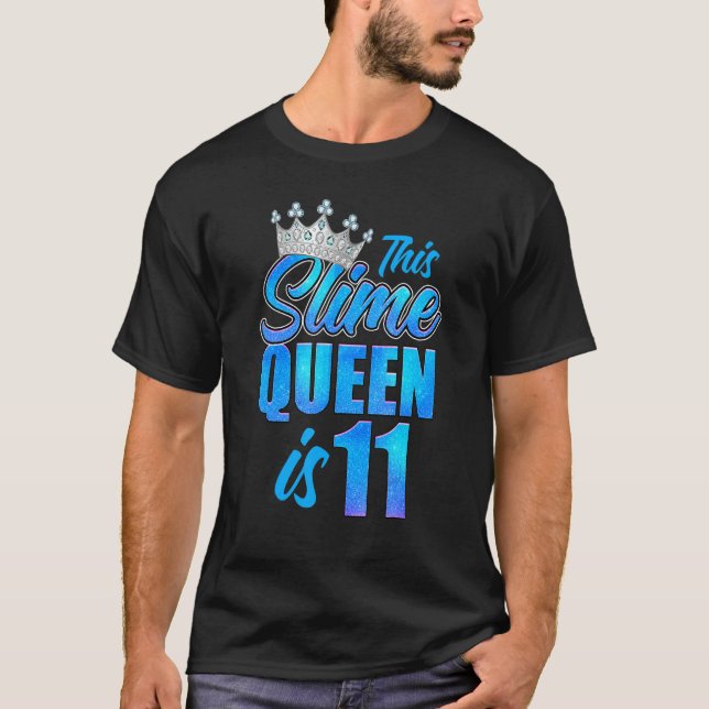 Camiseta Chica de 11 años de Slime Queen (Anverso)