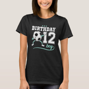 Camiseta chica de 12 años del fútbol de balbuceo