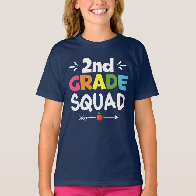 Camiseta Chica de 2º Grado (Anverso)