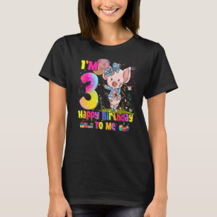 Camiseta chica de 3 años impresionante princesa cute pig 3B