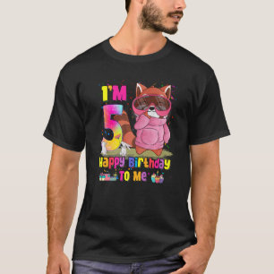 Camiseta chica de 5 años Princesa Panda Roja 5 Bir