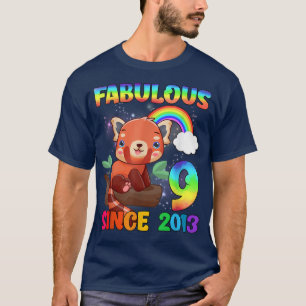 Camiseta chica de 9 años Novena Chicas del Panda Rojo