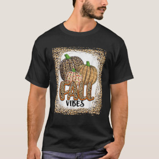 Camiseta Chica de acción de gracias del leopardo de las cal