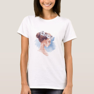 Camiseta Chica de acuarela elegante