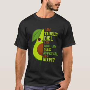 Camiseta Chica De Aguacate Taurus Nacido En Abril O Mayo Re