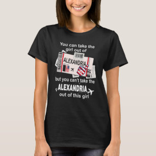 Camiseta Chica De Alexandria Boarding Pass Ticket A