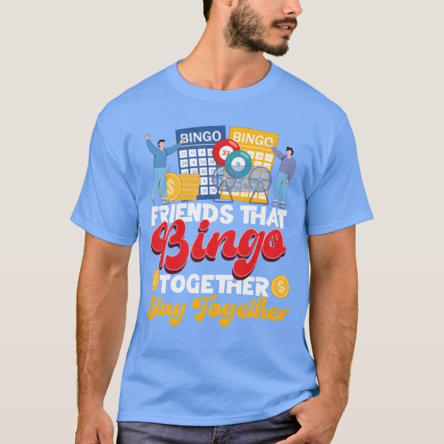 Camiseta Chica de amigos de jugador de Bingo (Anverso)