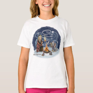 Camiseta Chica de amigos de Santa Chris y Wilbur Fireside