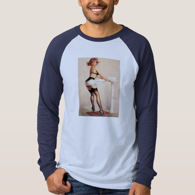 Camiseta Chica de anclaje retro de vendimia (Anverso)