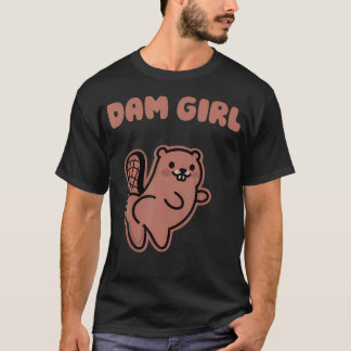 Camiseta Chica de animales castores amantes de la naturalez