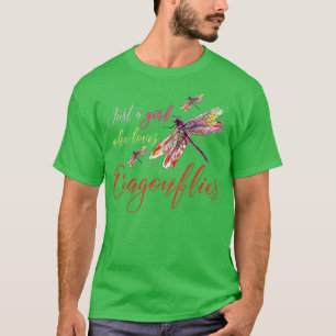Camiseta Chica de animales salvajes Regalo Dragonfly