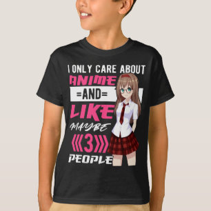 Camiseta Chica de anime adicto Otaku Cute Manga