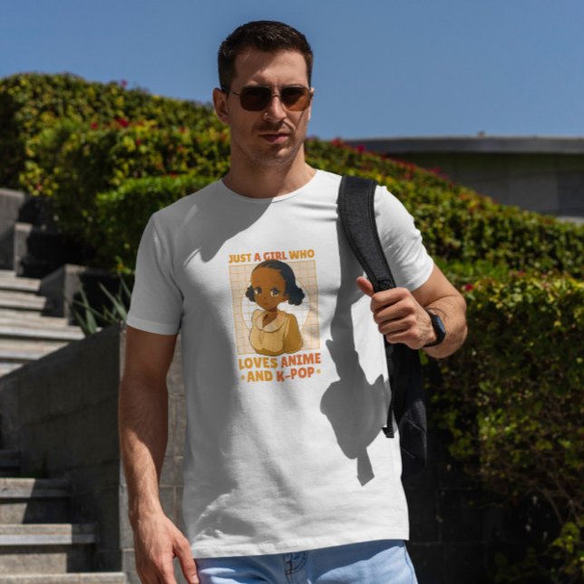 Camiseta Chica de anime afroamericano (Subido por el creador)