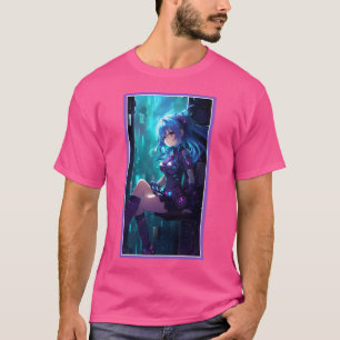 Camiseta Chica de Anime Chibi