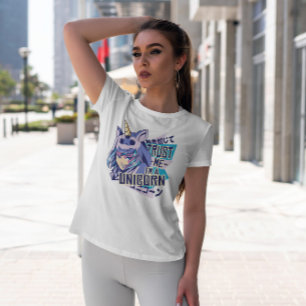 Camiseta Chica De Anime Con Ropa De Unicornio