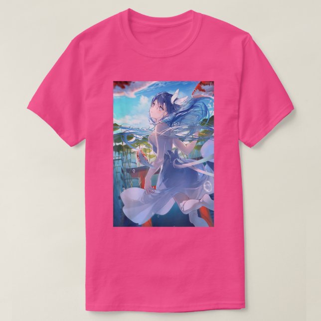 Camiseta Chica de anime Kawaii Waifu estético japonés Otaku (Diseño del anverso)