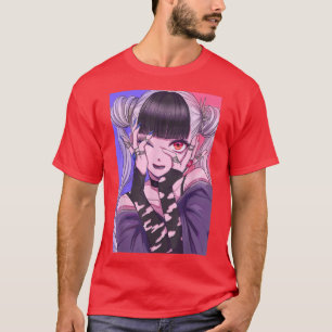 Camiseta Chica de anime Kawaii Waifu estético japonés Otaku