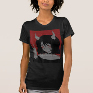 Camiseta Chica de anime Kawaii Waifu Otaku japonés estético