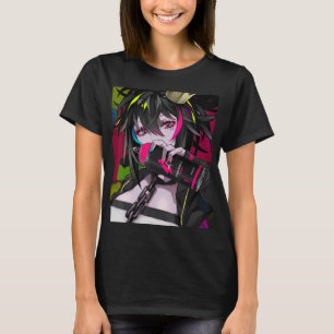 Camiseta Chica de anime Kawaii Waifu Otaku japonés estético