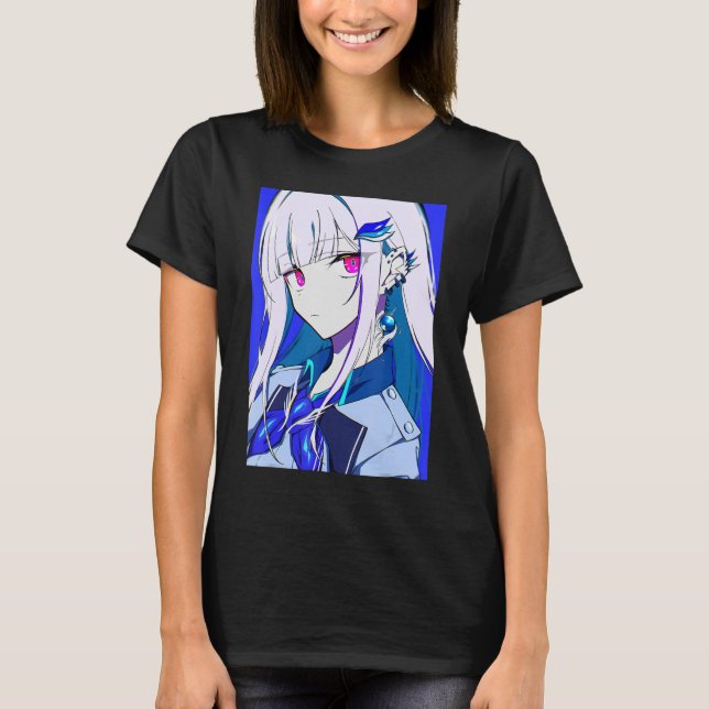 Camiseta Chica de anime Kawaii Waifu Otaku japonés estético (Anverso)