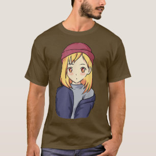 Camiseta Chica de Anime Otaku - Otoño - Arte Cultural Japon
