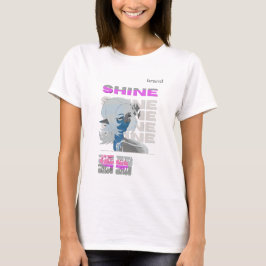 Camiseta Chica de anime suave