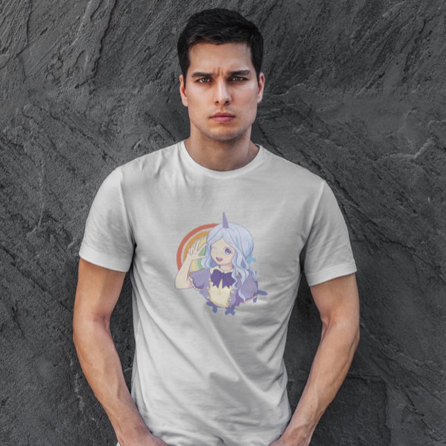 Camiseta Chica de Anime Unicorn (Subido por el creador)