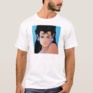 Camiseta Chica de arte pop - Bonito Paulina