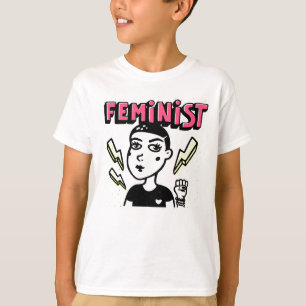 Camiseta Chica de arte pop feminista