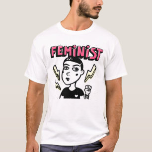 Camiseta Chica de arte pop feminista