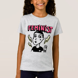 Camiseta Chica de arte pop feminista