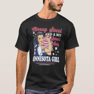 Camiseta Chica De Assi Minnesota Y Sassi Con Clásica Y Un P