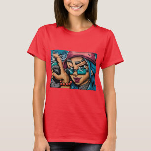 Camiseta Chica de Atlanta Graffiti