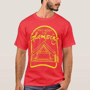 Camiseta Chica de autocaravana de camping Glamping