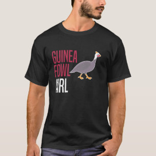 Camiseta Chica de aves de guinea pollo