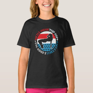 Camiseta Chica de bailarina de Hip-Hop de break Dance